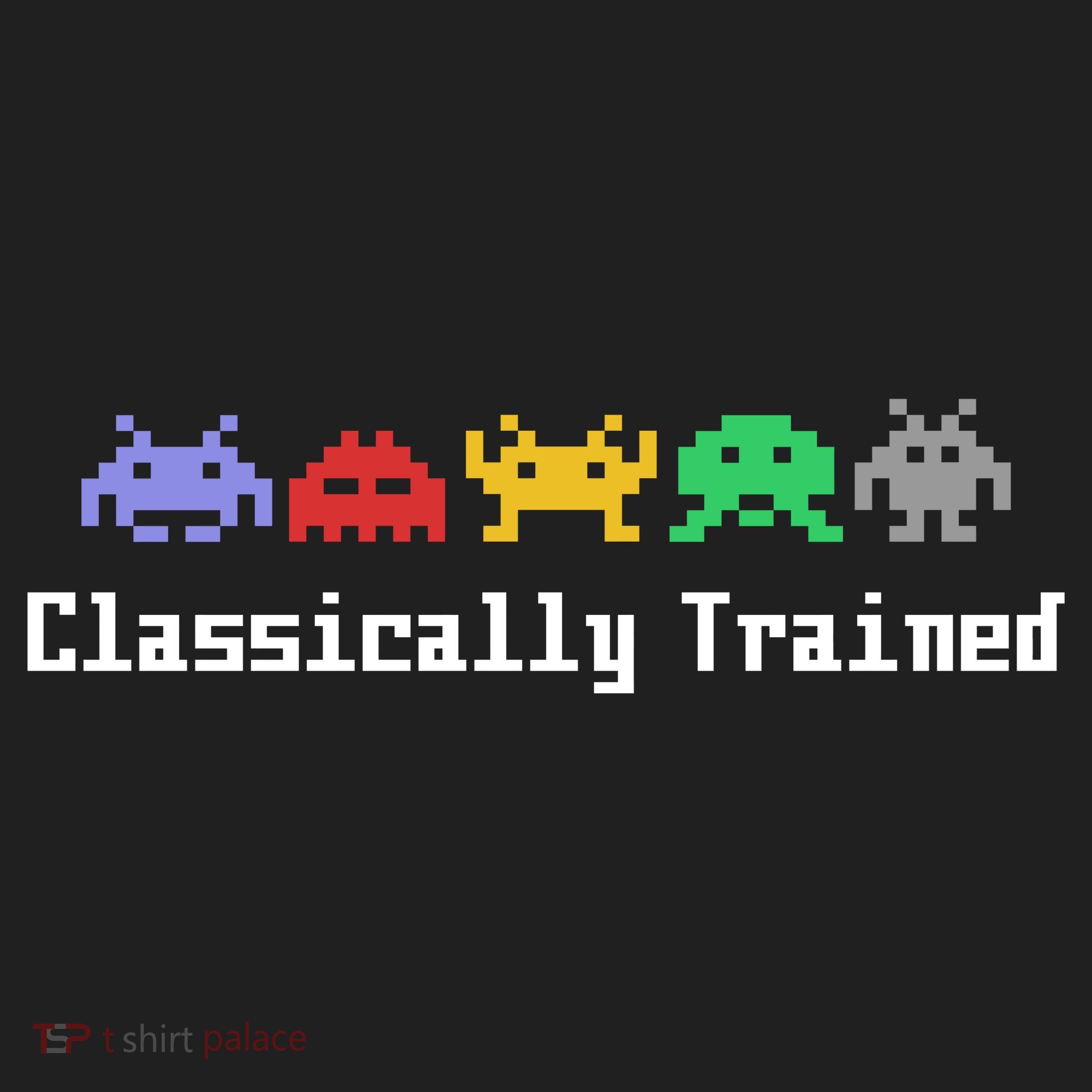 Classically Trained 80's Video Game Aliens Women's Sweatshirt