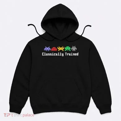 Classically Trained 80's Video Game Aliens Hoodie