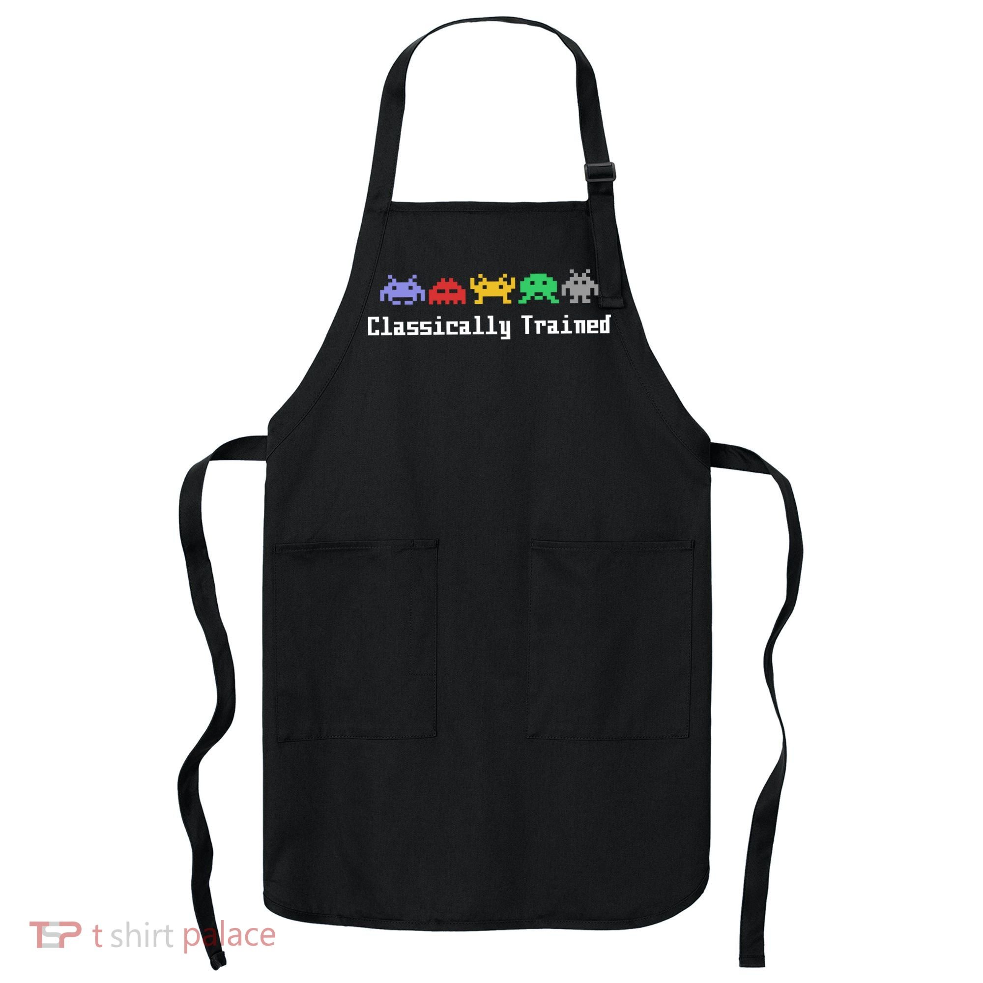 Classically Trained 80's Video Game Aliens Apron