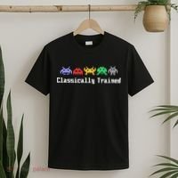 Classically Trained 80's Video Game Aliens T-Shirt thumb 2