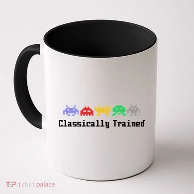 Classically Trained 80's Video Game Aliens Coffee Mug