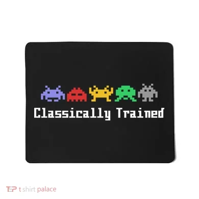 Classically Trained 80's Video Game Aliens Mousepad