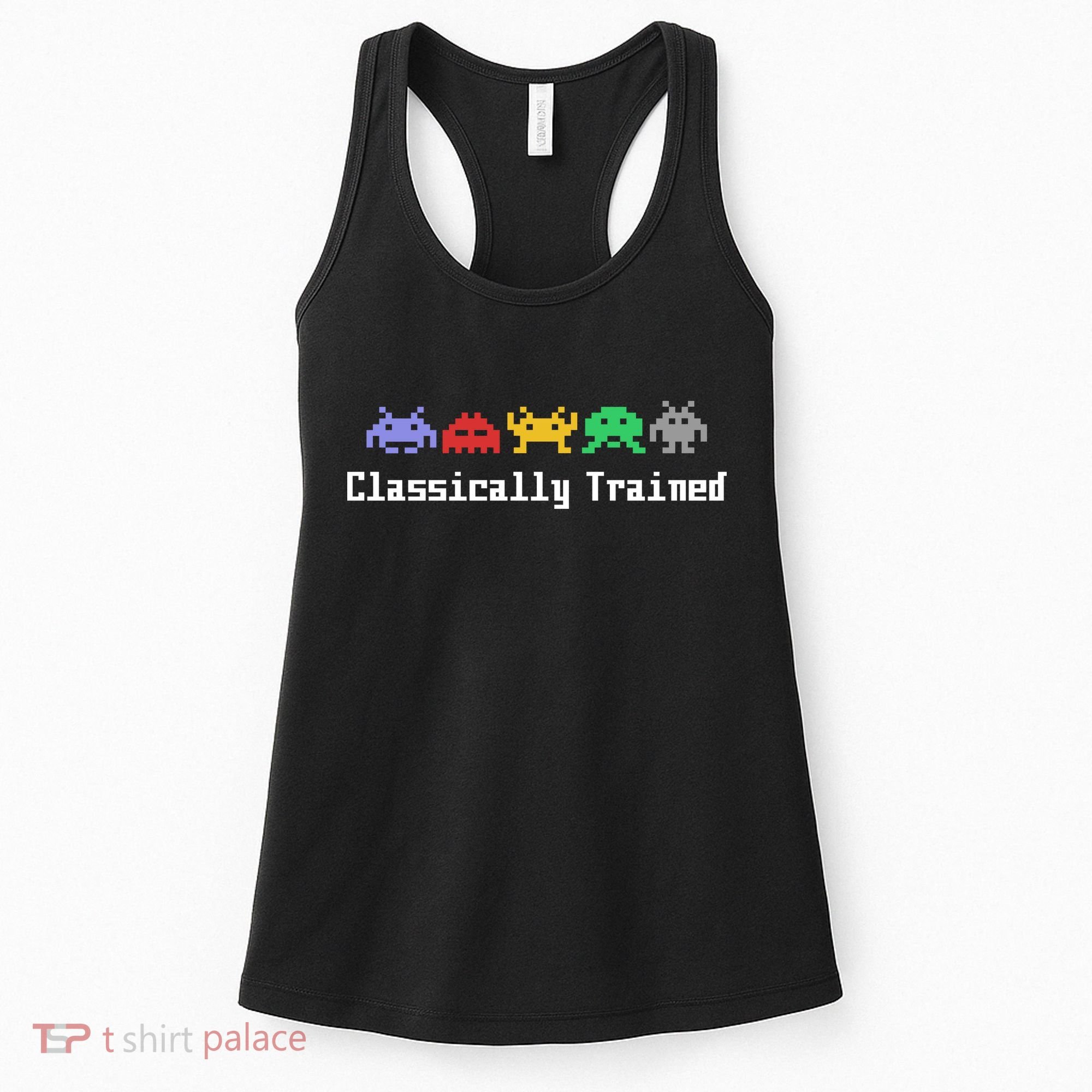 Classically Trained 80's Video Game Aliens Women's Tank Top