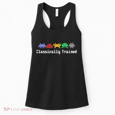 Classically Trained 80's Video Game Aliens Women's Tank Top