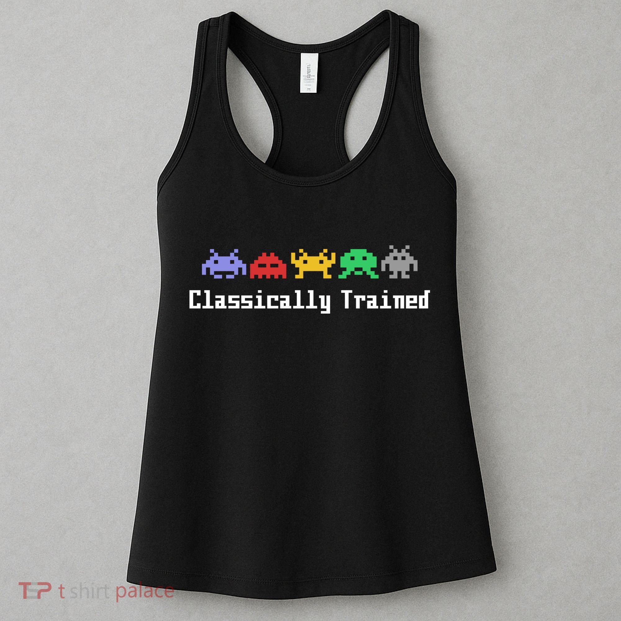 Classically Trained 80's Video Game Aliens Women's Tank Top