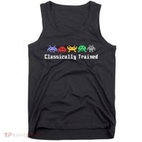 Classically Trained 80's Video Game Aliens Tank Top thumb 0