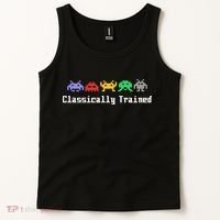 Classically Trained 80's Video Game Aliens Tank Top thumb 2