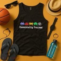 Classically Trained 80's Video Game Aliens Tank Top thumb 4