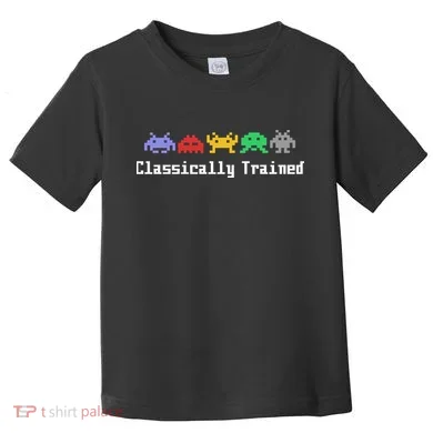 Classically Trained 80's Video Game Aliens Toddler T-Shirt