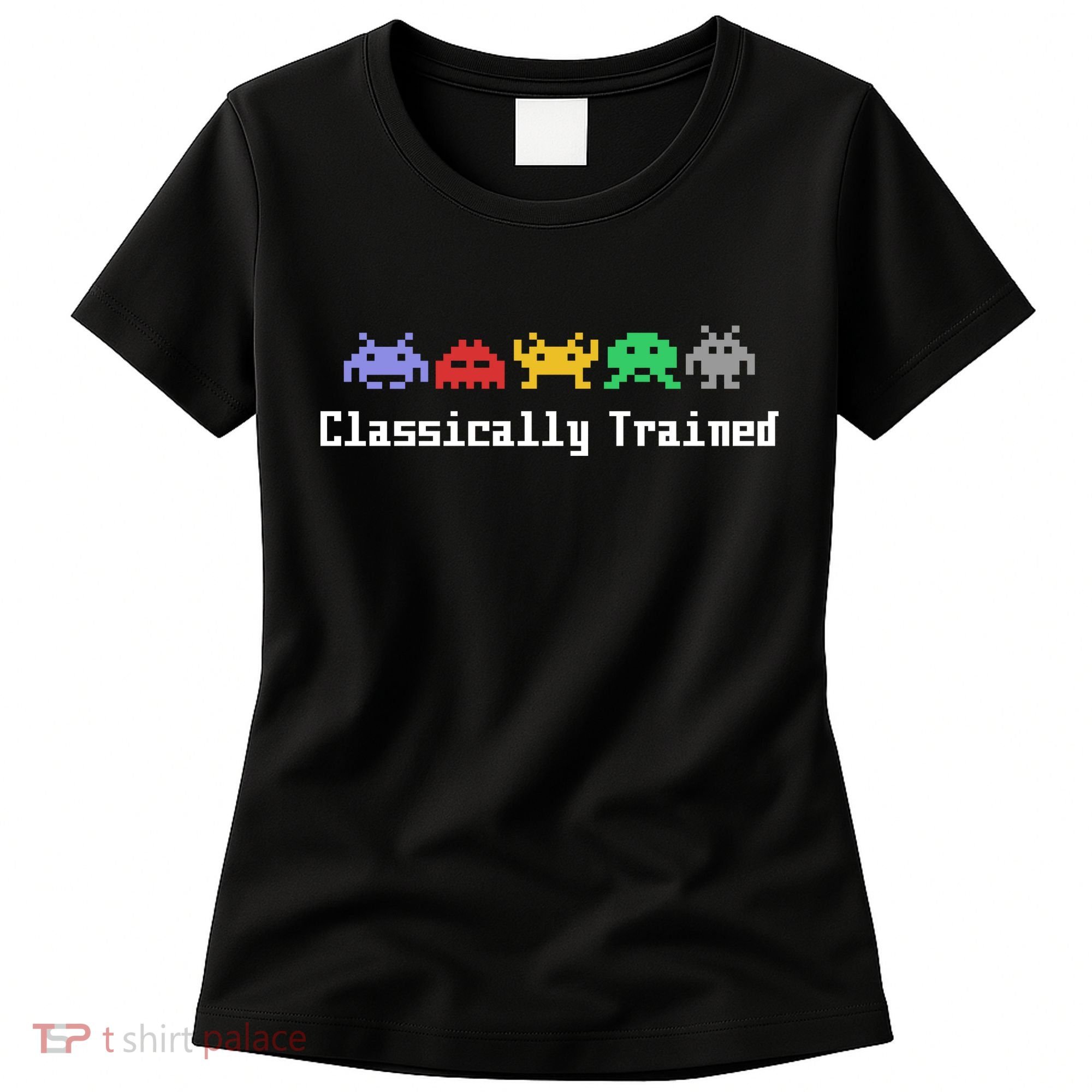 Classically Trained 80's Video Game Aliens Women's T-Shirt