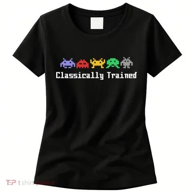Classically Trained 80's Video Game Aliens Women's T-Shirt