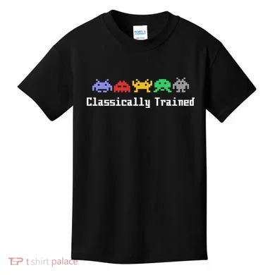 Classically Trained 80's Video Game Aliens Kids T-Shirt