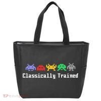 Classically Trained 80's Video Game Aliens Tote Bag thumb 0