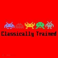 Classically Trained 80's Video Game Aliens Santa Hat thumb 1
