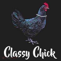 Classy Chick - Funny Cute Women's Sweatshirt thumb 2