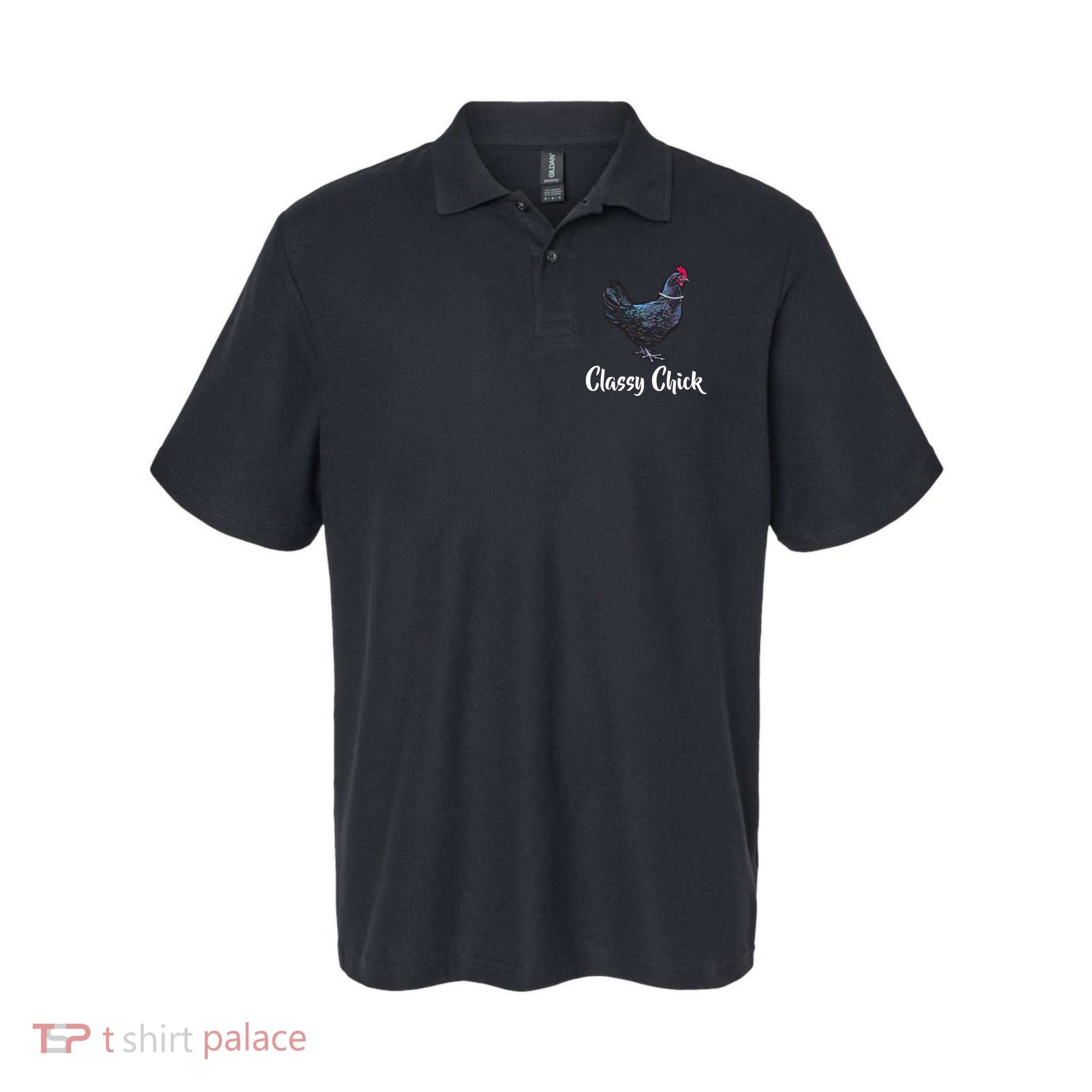 Classy Chick - Funny Cute Polo