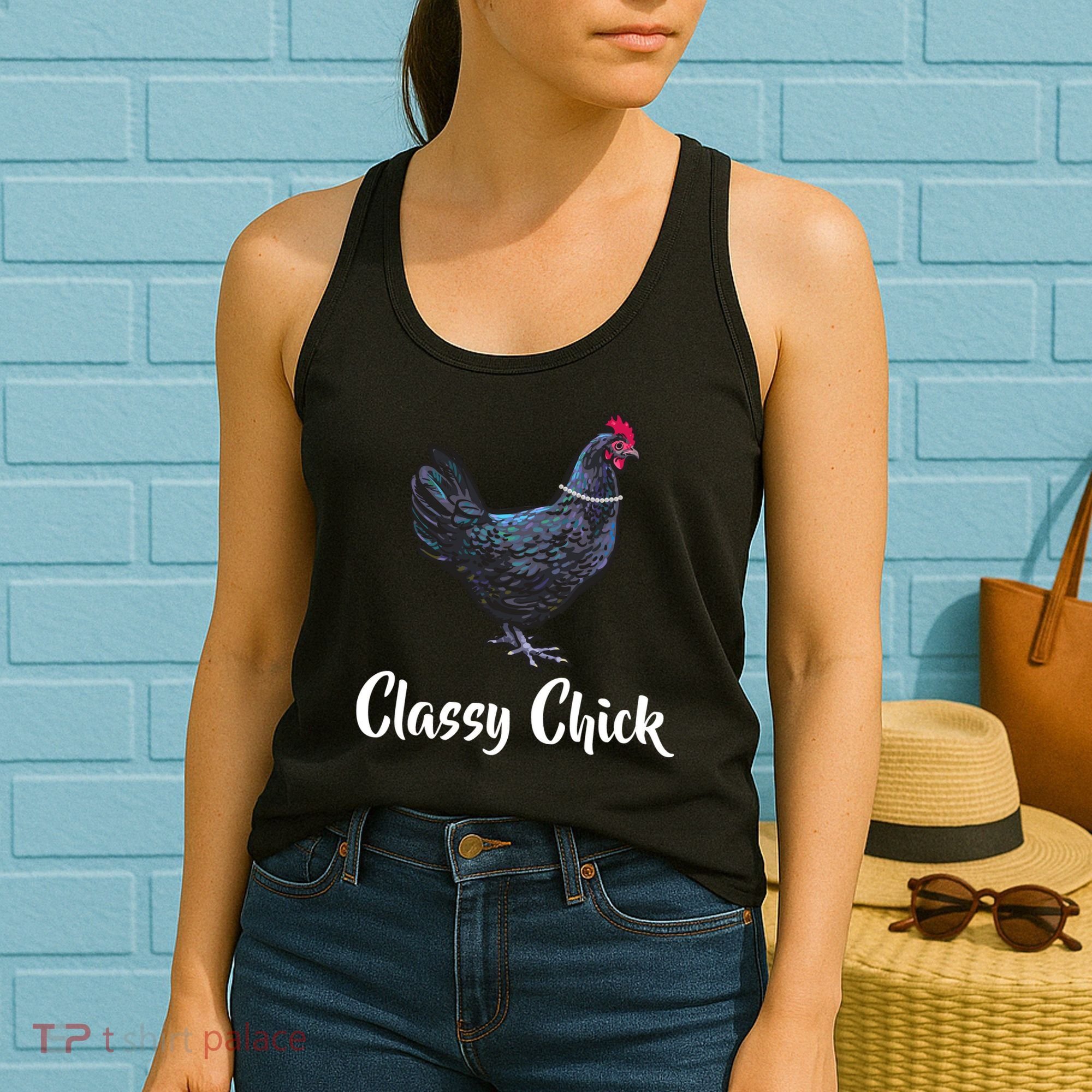 Classy Chick - Funny Cute Women's Tank Top