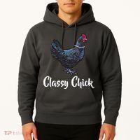 Classy Chick - Funny Cute Hoodie thumb 2