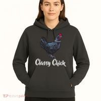 Classy Chick - Funny Cute Hoodie thumb 5