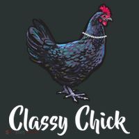 Classy Chick - Funny Cute Sweatshirt thumb 2