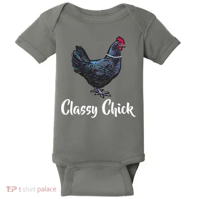 Classy Chick - Funny Cute Baby Bodysuit
