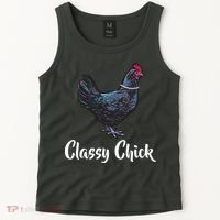Classy Chick - Funny Cute Tank Top thumb 2
