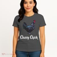 Classy Chick - Funny Cute Women's T-Shirt thumb 4