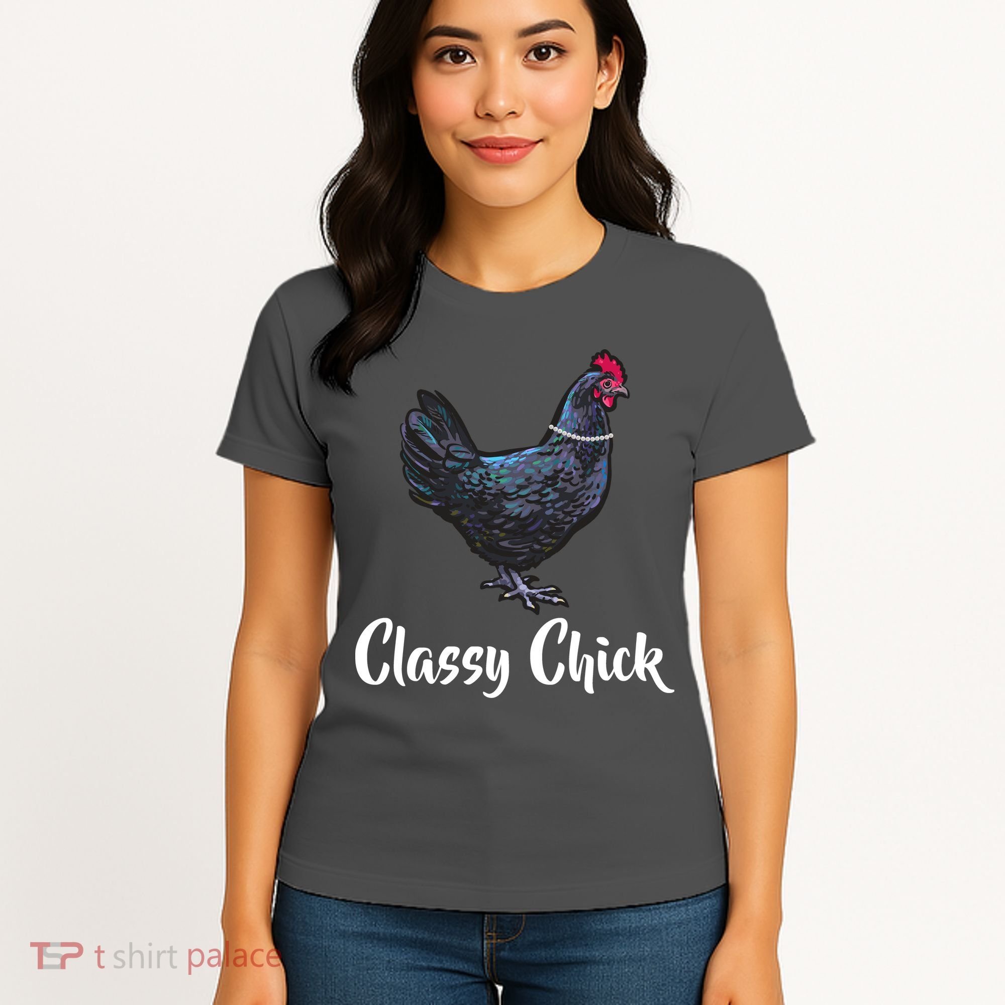 Classy Chick - Funny Cute Women's T-Shirt