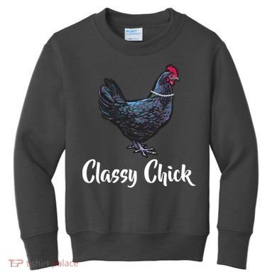 Classy Chick - Funny Cute Kids Sweatshirt