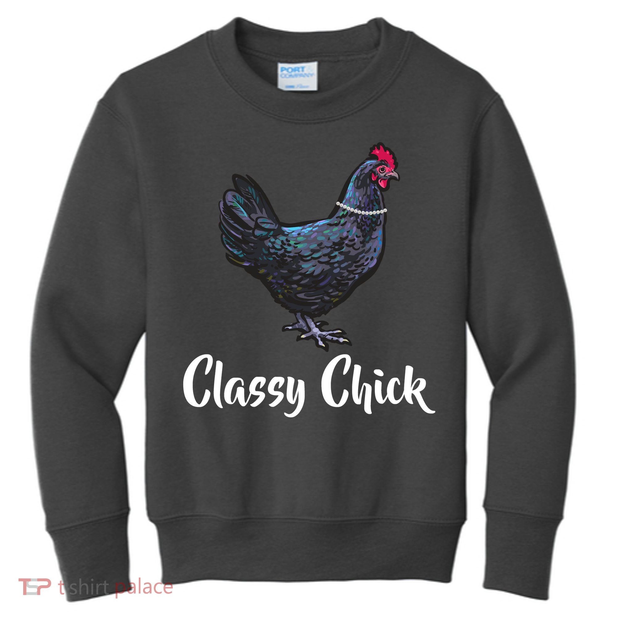 Classy Chick - Funny Cute Kids Sweatshirt