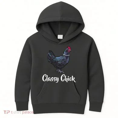 Classy Chick - Funny Cute Kids Hoodie