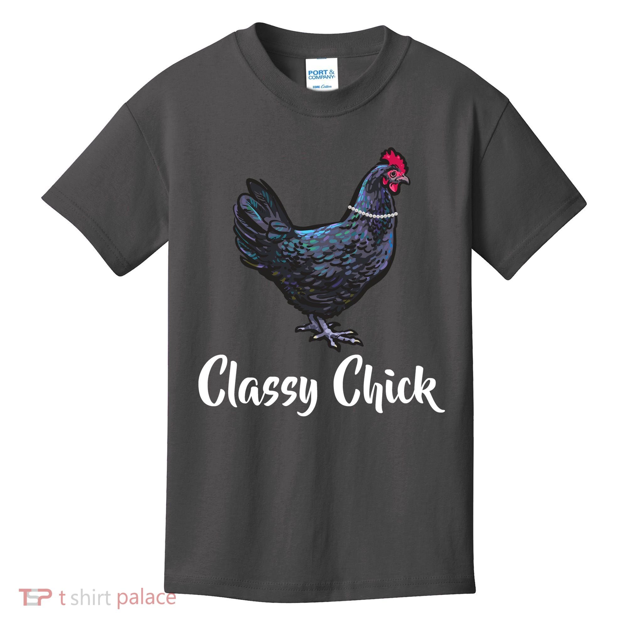 Classy Chick - Funny Cute Kids T-Shirt