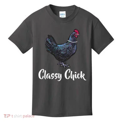 Classy Chick - Funny Cute Kids T-Shirt