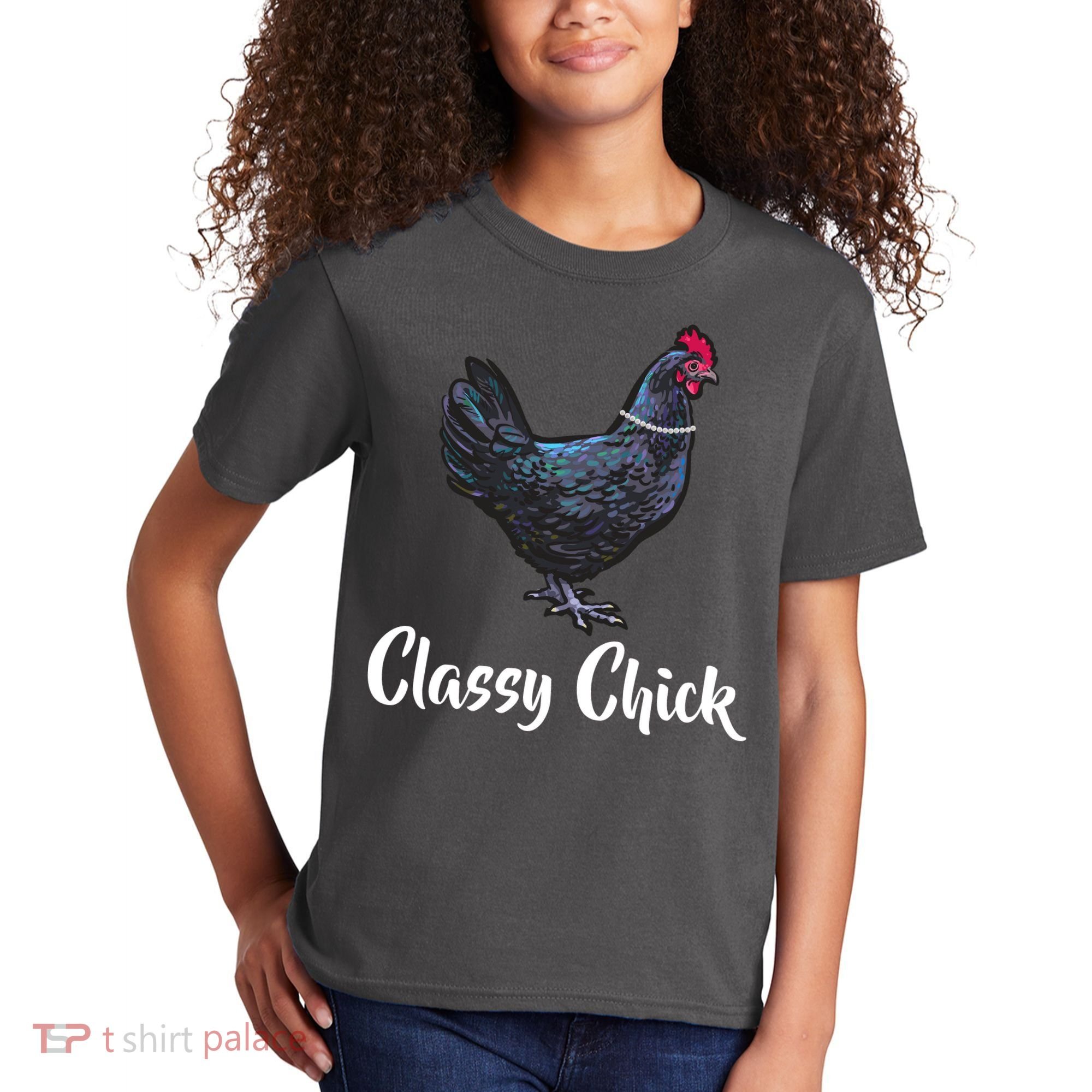 Classy Chick - Funny Cute Kids T-Shirt