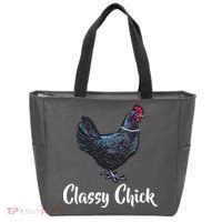 Classy Chick - Funny Cute Tote Bag thumb 0