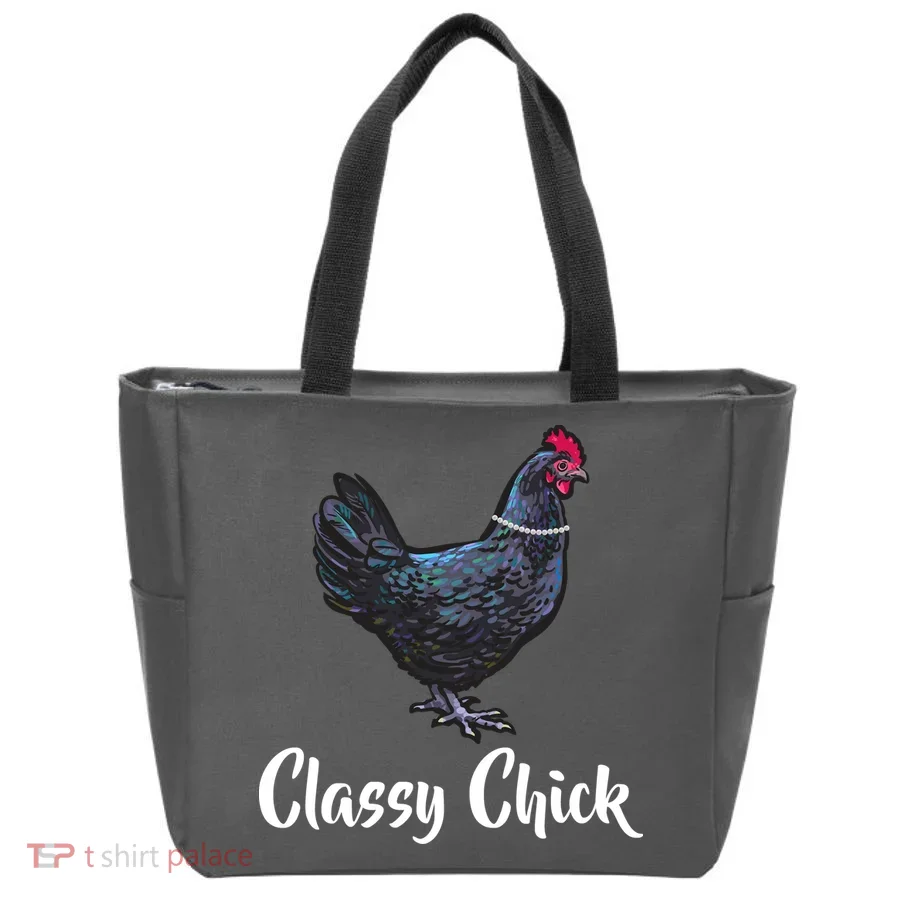 Classy Chick - Funny Cute Tote Bag