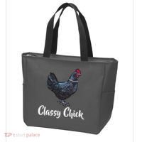 Classy Chick - Funny Cute Tote Bag thumb 3
