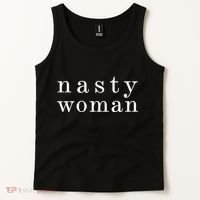 Classy Nasty Woman News Anchor Logo Tank Top thumb 2