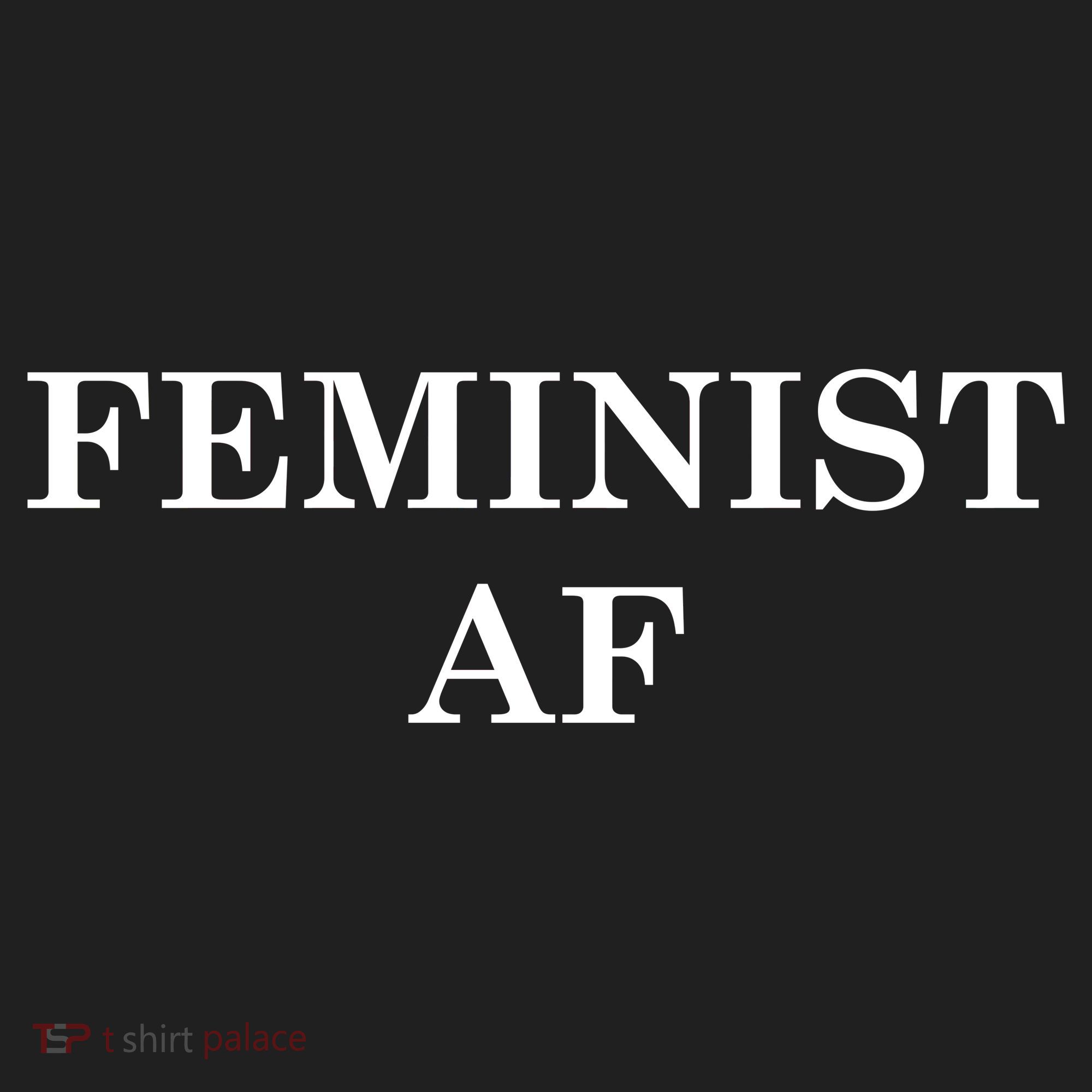 Classy News Feminist AF Text Logo Women's Sweatshirt