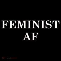 Classy News Feminist AF Text Logo Doggie Tank thumb 4