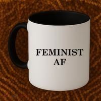 Classy News Feminist AF Text Logo Coffee Mug thumb 2