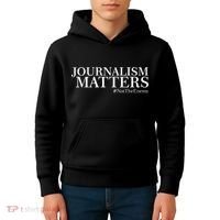 Classy News Journalism Matters #NotTheEnemy Kids Hoodie thumb 4