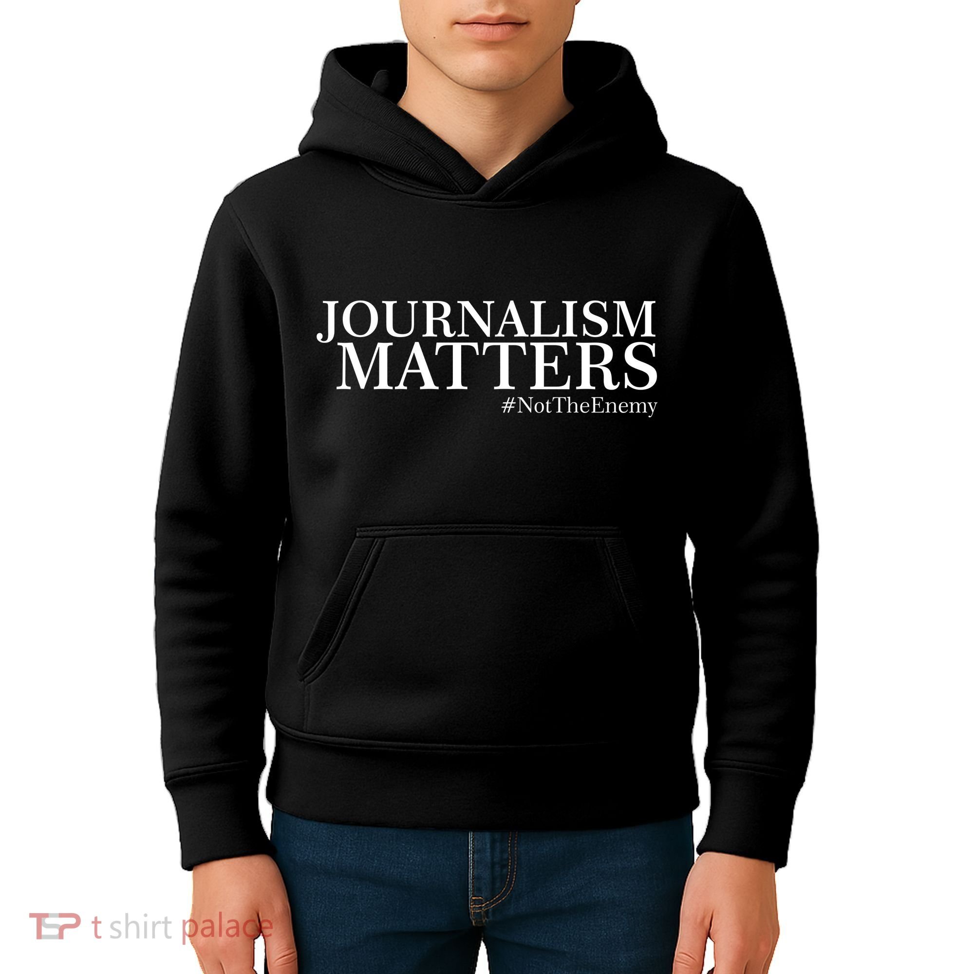 Classy News Journalism Matters #NotTheEnemy Kids Hoodie
