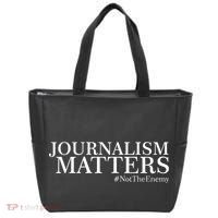 Classy News Journalism Matters #NotTheEnemy Tote Bag thumb 0