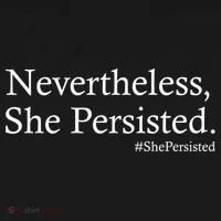 Classy News Nevertheless, She Persisted. Tote Bag thumb 4