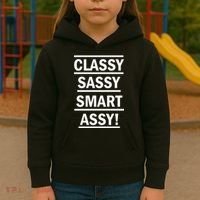 Classy Sassy Smart Assy Kids Hoodie thumb 3