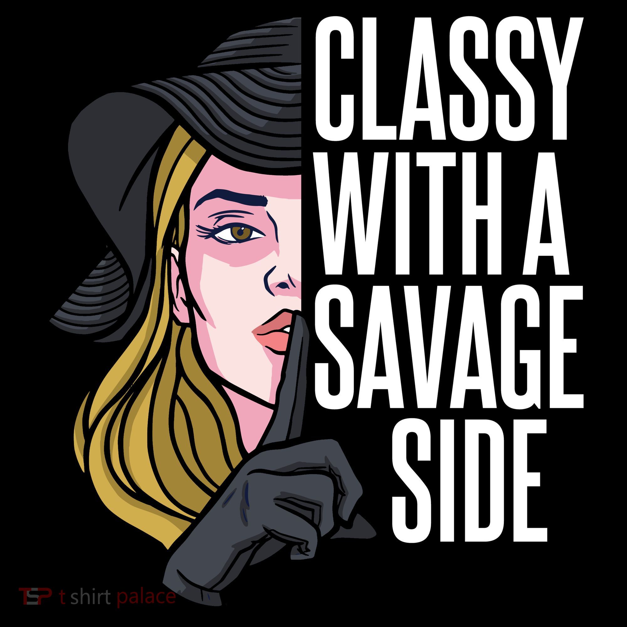 Classy With A Savage Side USA-Made Doggie Bandana