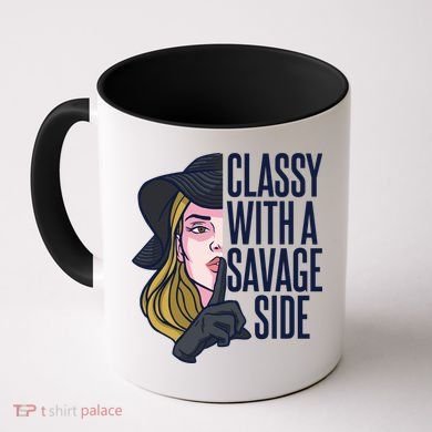Classy With A Savage Side Coffee Mug