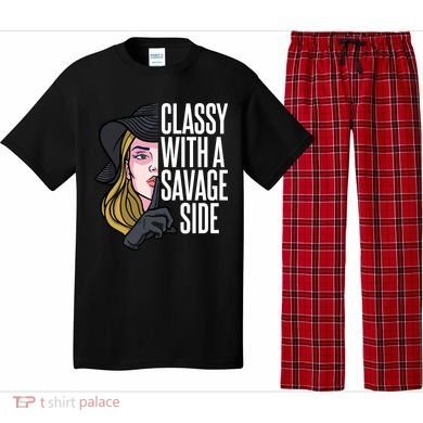 Classy With A Savage Side Pajama Set