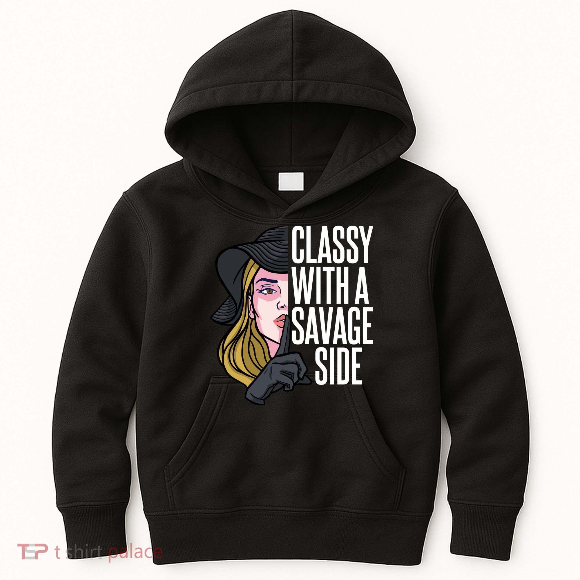 Classy With A Savage Side Kids Hoodie